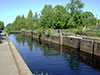 Шлюзы на Петровском устье Староладожского канала