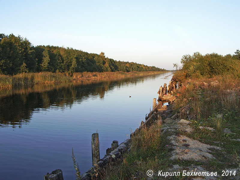 Пристань на Новоладожском канале
