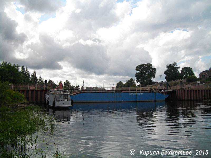 Наплавной мост №4 через Новосясьский канал