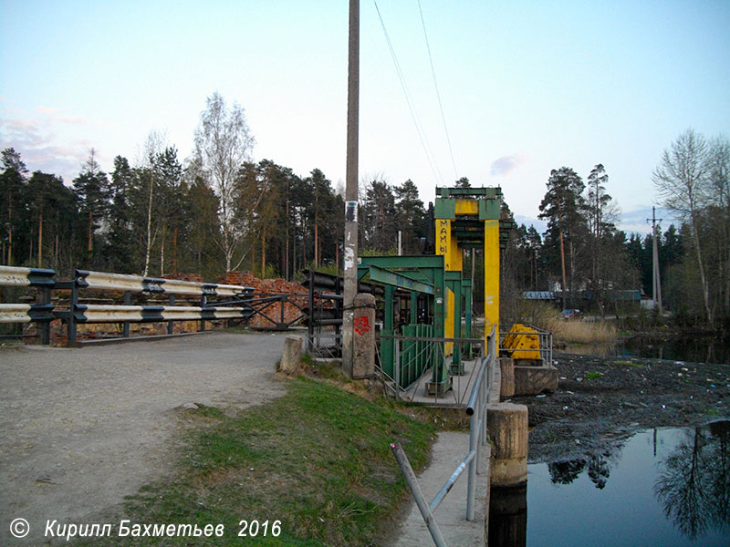Плотина Вырицкой гидроэлектростанции