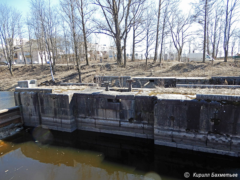 Шлюзы на Екатерининском устье Староладожского канала