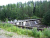 Плотина гидроэлектростанции "Лахнасенкоски"