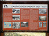 Информационный стенд у шлюза на Саарикоскинском канале